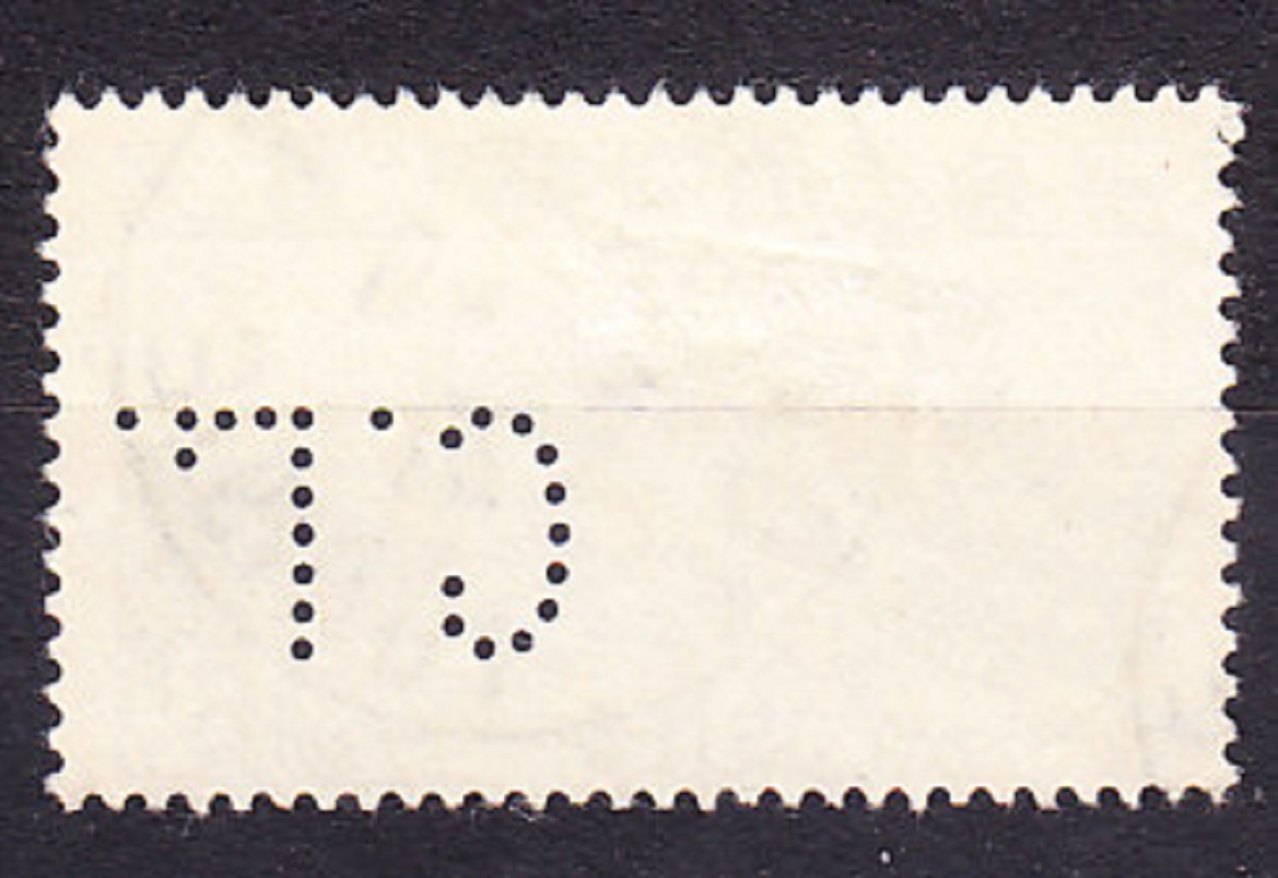 TUNISKO 1945, Michel 307, razená s PERFÍNOM CL. KOLÓNIE. KRAJINY.