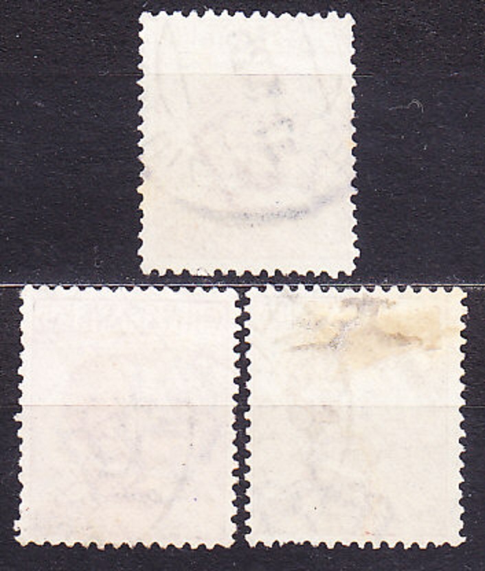 TALIANSKO 1920, Michel 133-135, razená séria. KRÁĽ VIKTOR EMANUEL III.
