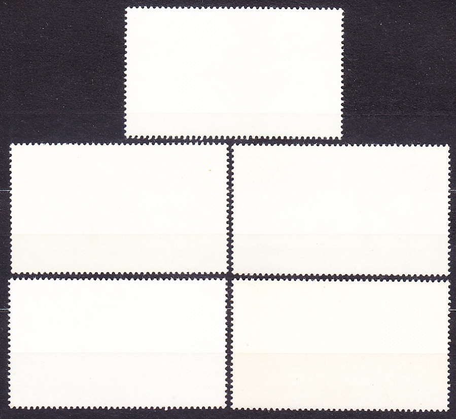 NDR 1971, Michel 1725-1728, 1730, razené. ZOH SAPPORO 1972.