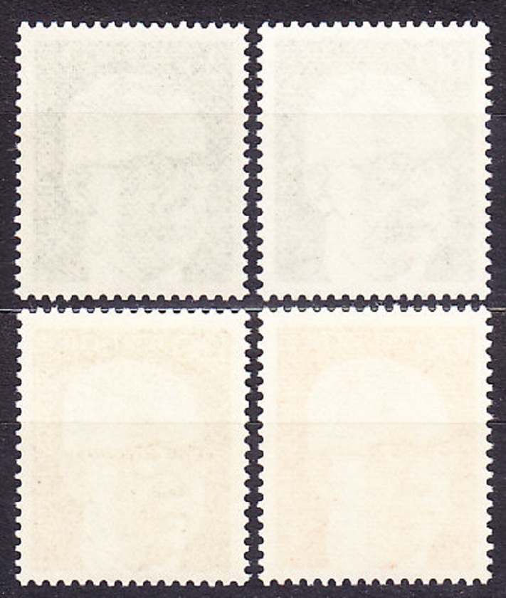 ZÁPADNÝ BERLÍN 1971, Michel 393-396, ** čistá séria. PREZIDENT DR. GUSTAV HEINEMANN.