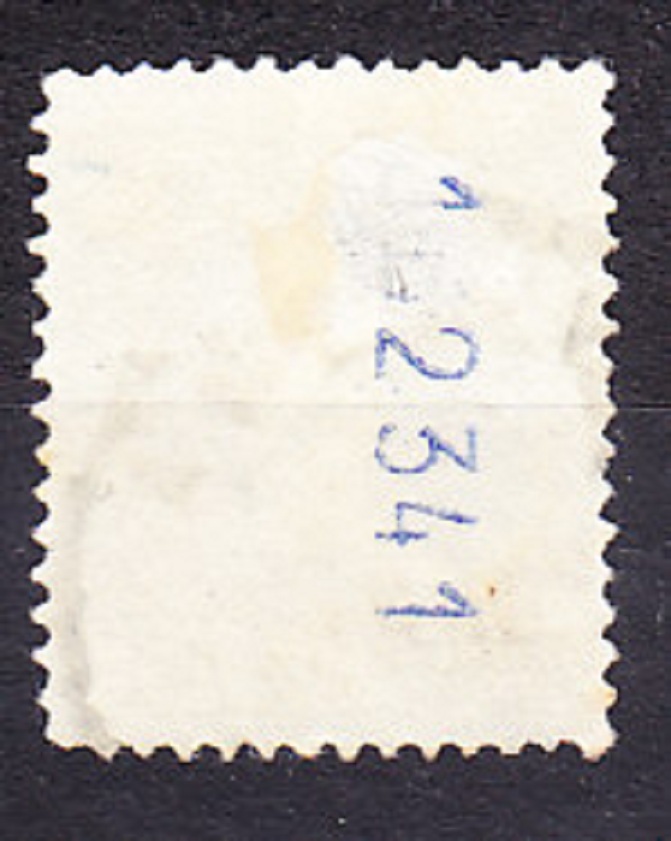 ŠPANIELSKO 1901, Michel 211, razená. KRÁĽ ALFONS XIII. AKO KADET. VÝROBNÁ VADA - ROZLIATA FARBA !!!