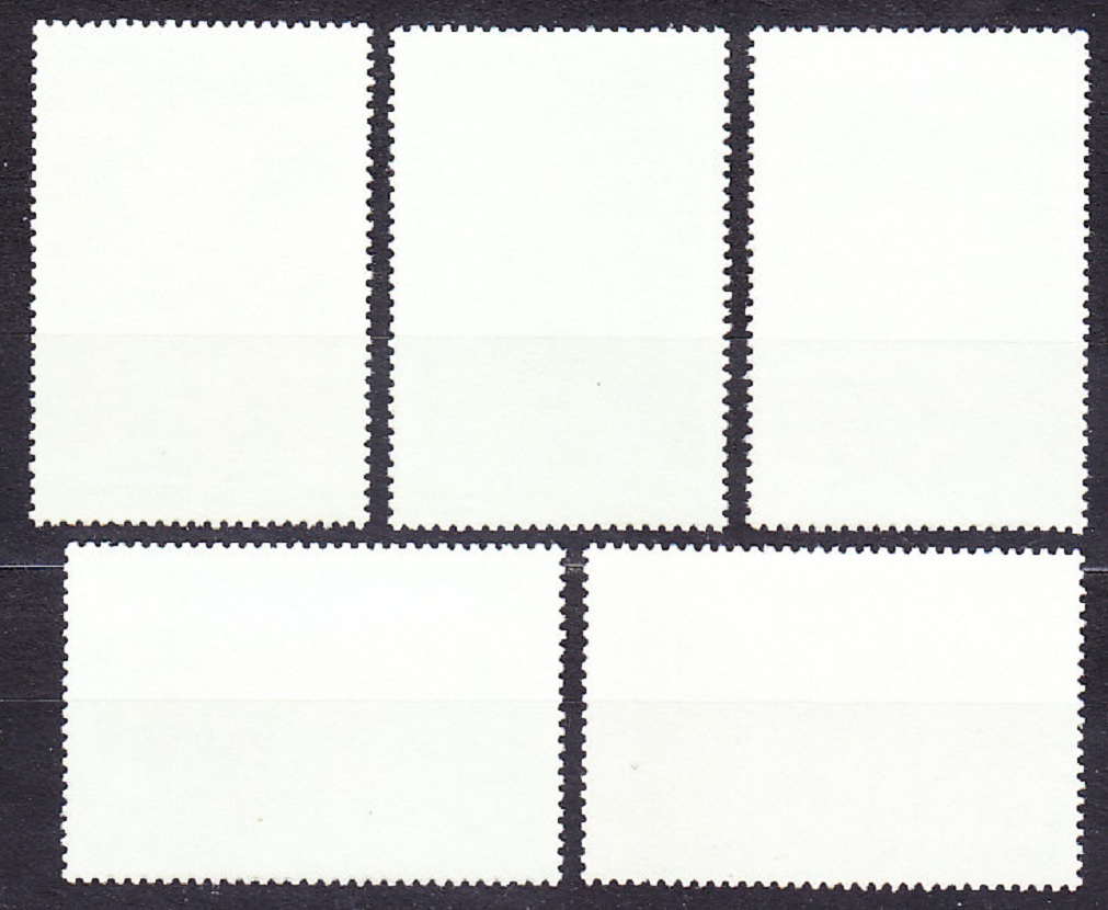 MALEDIVY 1977, Michel 721-725, ** čisté. LETECKÉ.