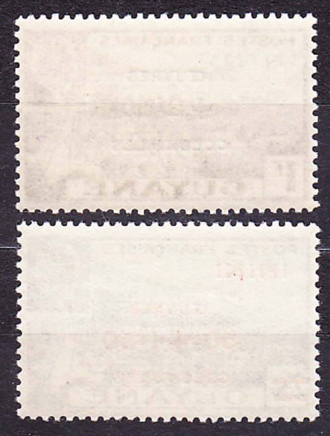 ININI 1944, Michel 61-62, ** čistá séria. KOLÓNIE. KRAJINY - PRETLAČ.
