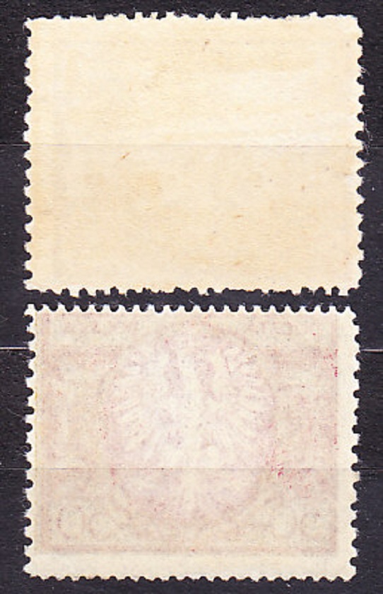POĽSKO 1921, Michel 171-172, * čisté. ERB - ORLICA.