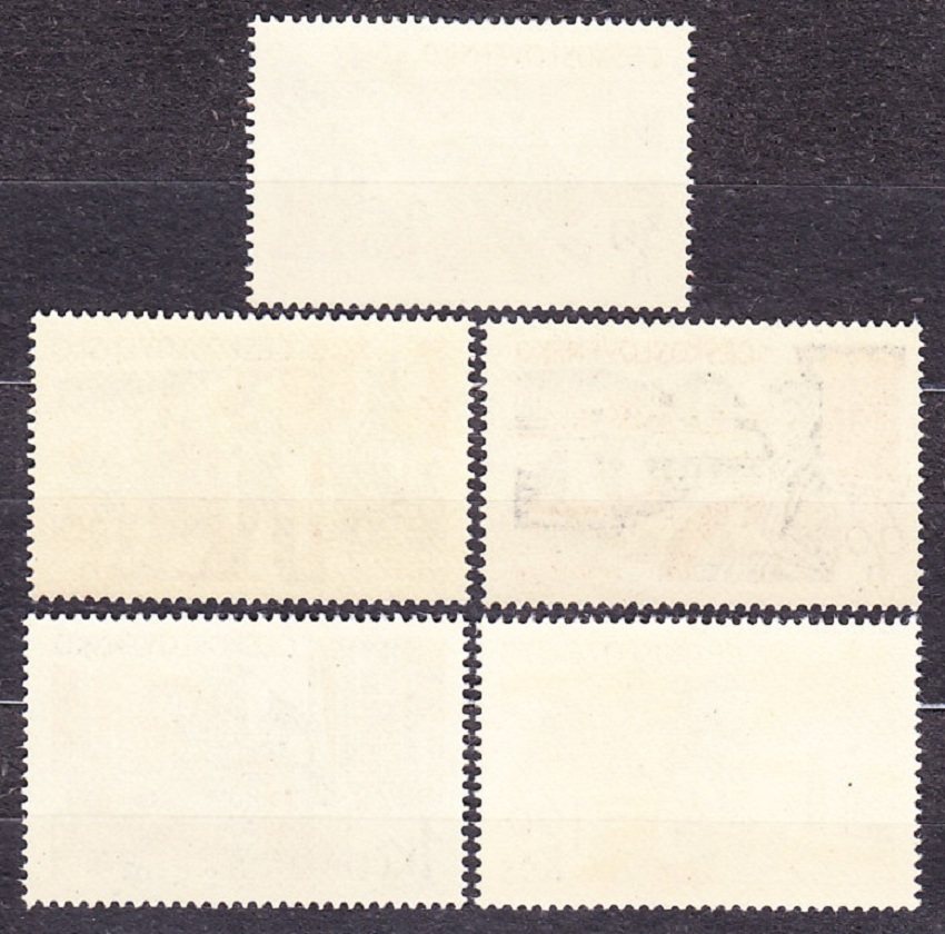 ČSSR 1965, Pofis 1439-1443, ** čistá séria. OSLOBODENIE ČESKOSLOVENSKA.