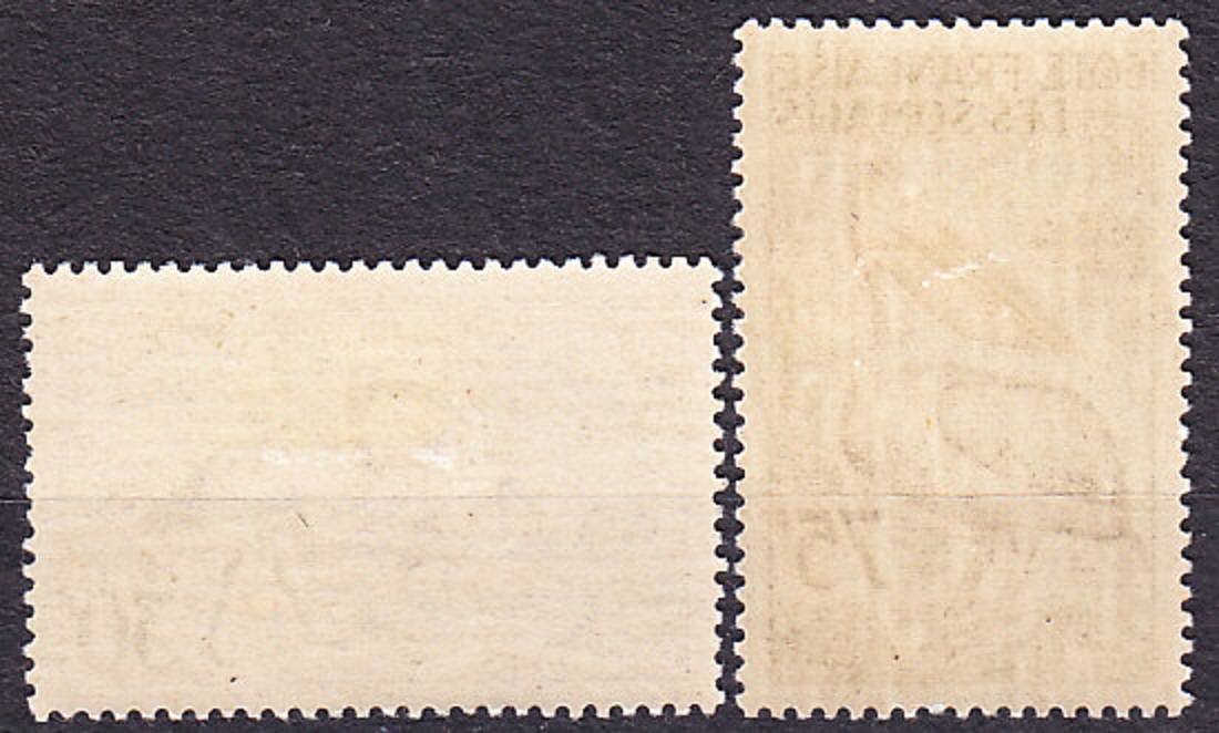 FRANCÚZSKE SOMÁLSKO 1959, Michel 329, 331, * čisté. KOLÓNIE. VTÁCTVO.