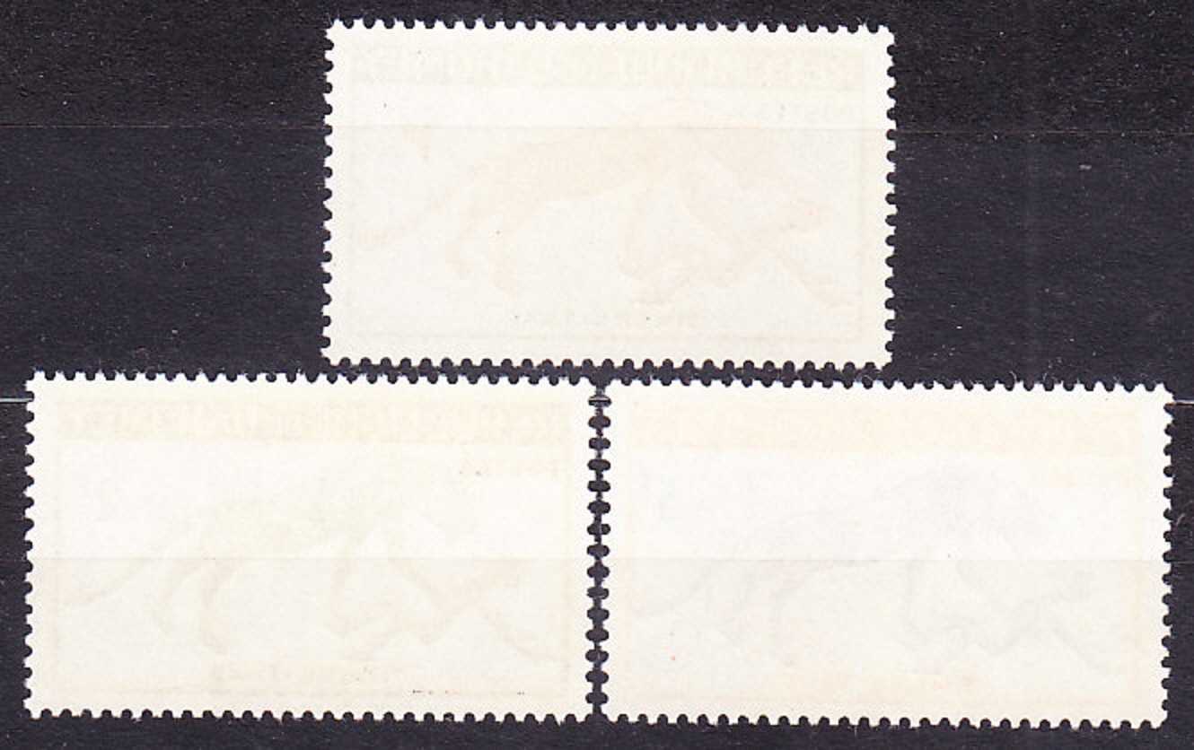 DAHOMEY 1963, Michel 32-34, ** čisté. DOPLATNÉ. PANTER.