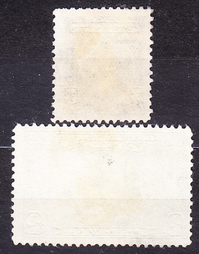 KANADA 1927, Michel 119, 121, razené. ZALOŽENIE - 60. VÝROČIE.