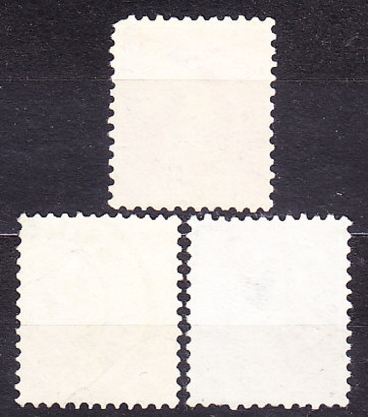 ŠVAJČIARSKO 1907, Michel 98-100, razená séria. HELVETIA.