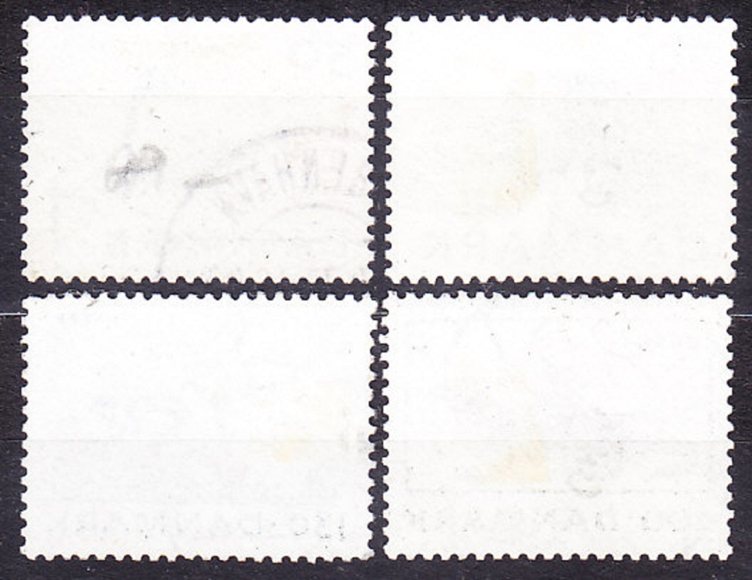 DÁNSKO 1975, Michel 602-605, razená séria. CHRÁNENÉ ZVIERATÁ.