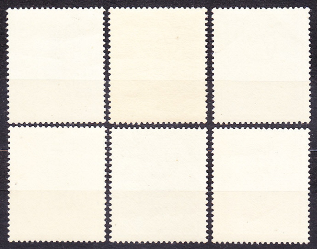 NDR 1968, Michel 1411-1416, razená séria. CHROBÁKY.
