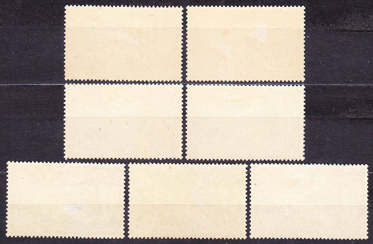 MADAGASCAR 1943, Michel 364-370, * čistá séria. KOLÓNIE. LIETADLÁ.
