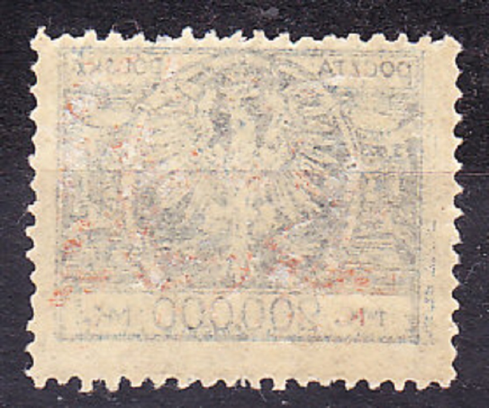 POĽSKO 1924, Michel 196, * čistá. ORLICA.