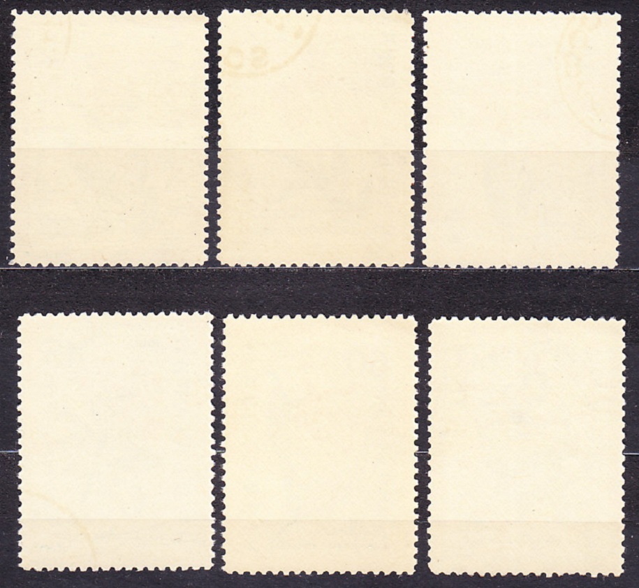 BULHARSKO 1960, Michel 1164-1169, razená séria. KVETY.