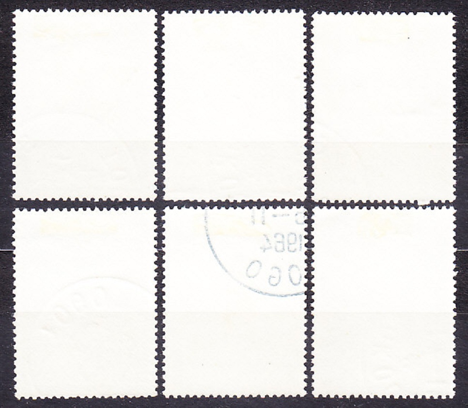 TOGO 1964, Michel 387, 390, 392, 398, 402, 404, razené. AFRICKÉ ZVIERATÁ.