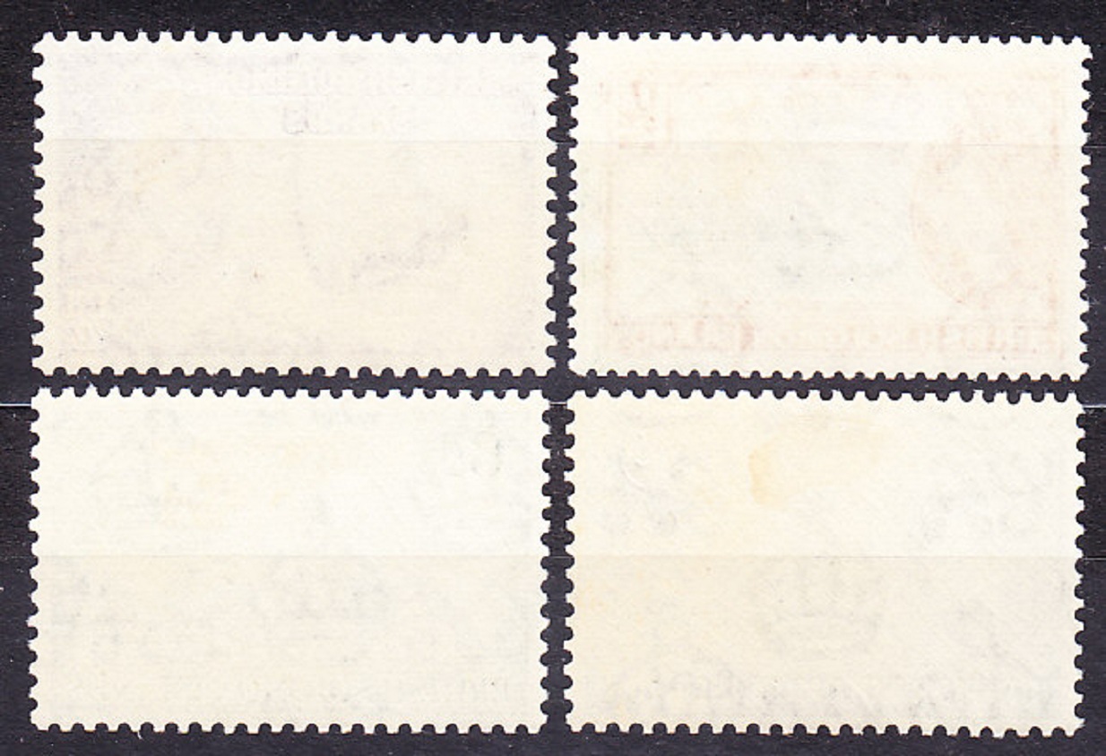 BRITISH SOLOMON ISLANDS 1956, Michel 81, 83, 88, 90, * čisté. KOLÓNIE. KRÁĽOVNÁ ALŽBETA II. - KRAJINY.