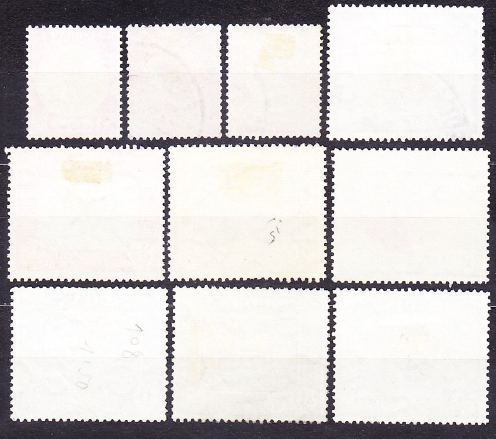 SUDÁN 1951, Michel 135-137, 139-143, 145-146, razené. KOLÓNIE. KRAJINY, DOMORODCI, ZVIERATÁ.