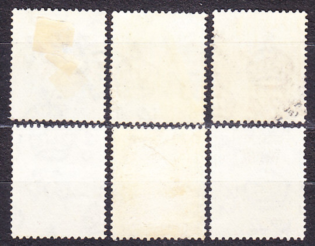 PALESTÍNA 1927, Michel 52-53, 56, 62, 65-66, razené. KOLÓNIE. KRAJINY.