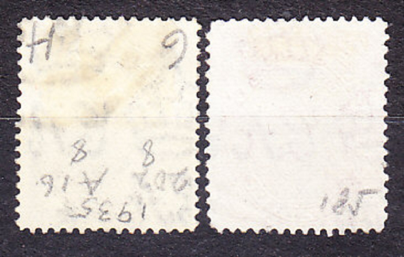 ZANZIBAR 1936, Michel 178, 184, razené. KOLÓNIE. SULTÁN CHALIFA BIN HARUB.