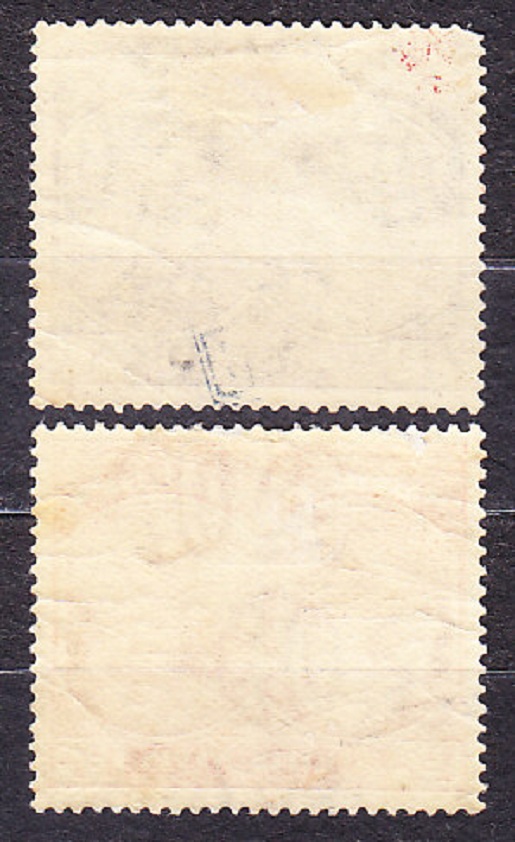 ST. KITTS - NEVIS 1922, Michel 39-40, * čisté. KOLÓNIE. KRÁĽ GEORGE V. - MEDAILÓN.
