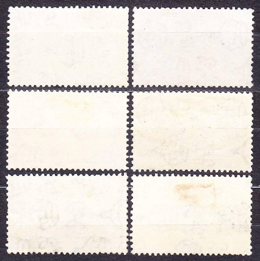 TRINIDAD & TOBAGO 1938, Michel 134, 136-137, 139, 141-142, razené. KOLÓNIE. KRÁĽ GEORGE VI. - KRAJINY.