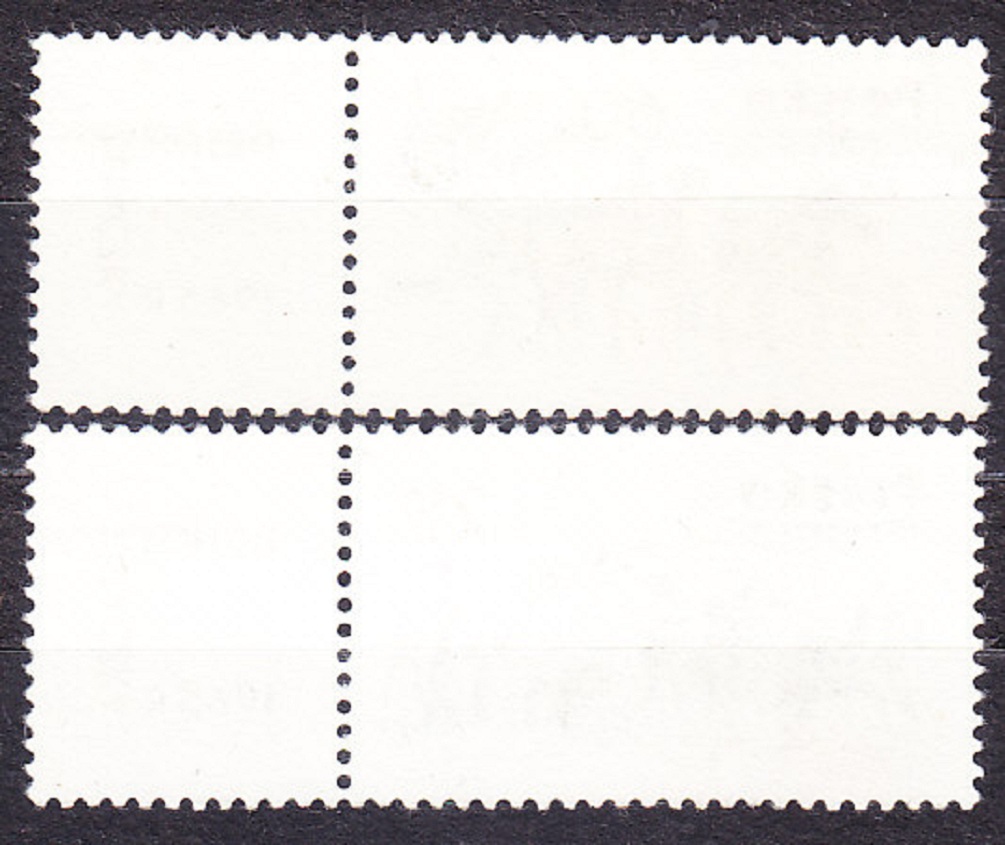 POĽSKO 1965, Michel 1621-1622, razená séria s pravými kupónmi. DEŇ ZNÁMKY - KONE, DOSTAVNÍK.