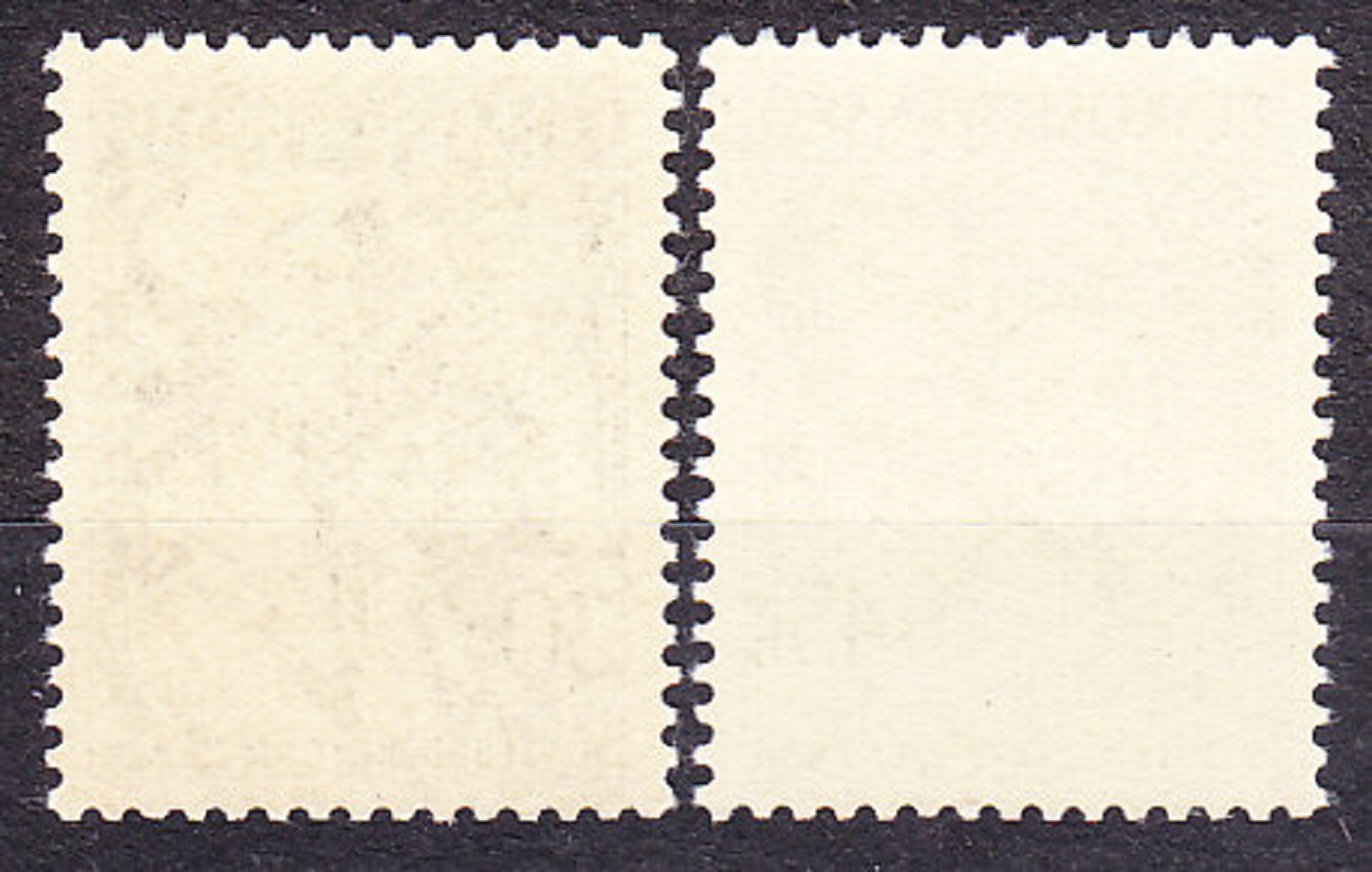 ČSSR 1955, Pofis 827-828, ** čistá séria. ODBORÁRSKY ZJAZD.