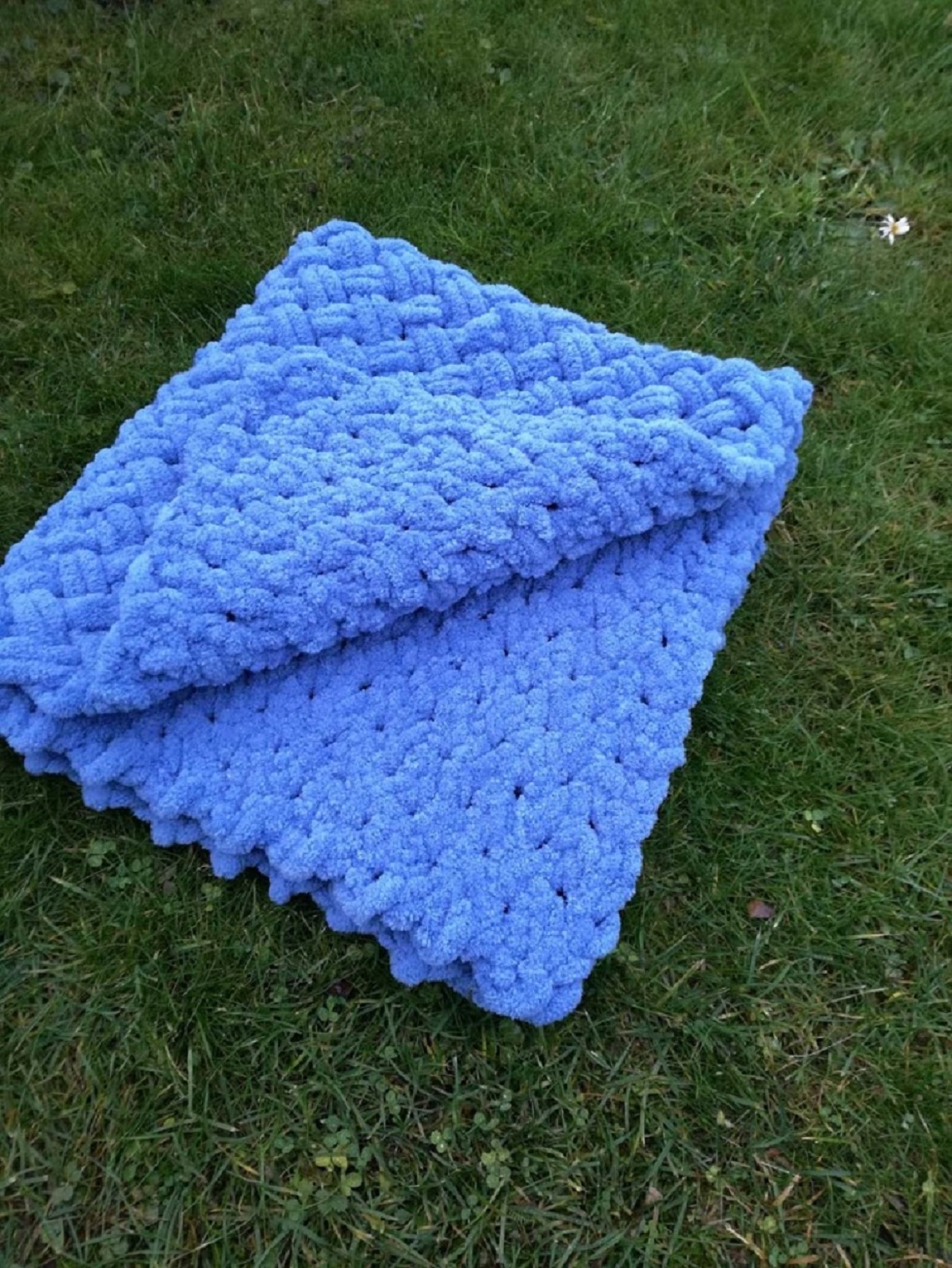 DEKA 74 cm x 76 cm - MODRÁ.