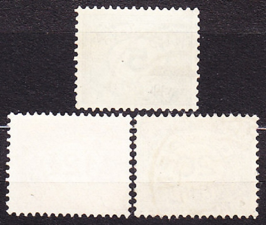 HOLANDSKO 1921, Michel 107-109, razená séria. ČÍSLICE.