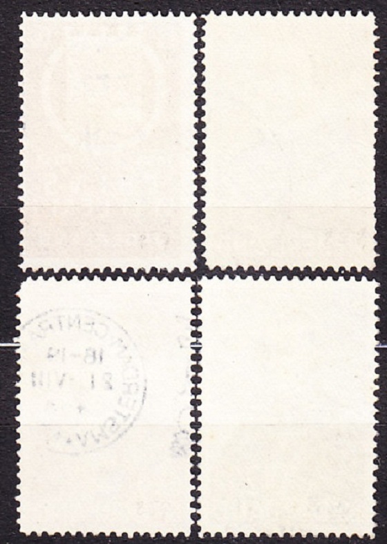 HOLANDSKO 1933, Michel 257-260, razená séria. KRÁĽ WILHELM I.