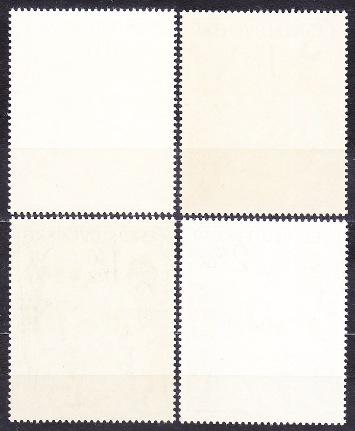 ČSSR 1975, Pofis 2130-2133, ** čistá séria. ĽUDOVÉ ZVYKY.