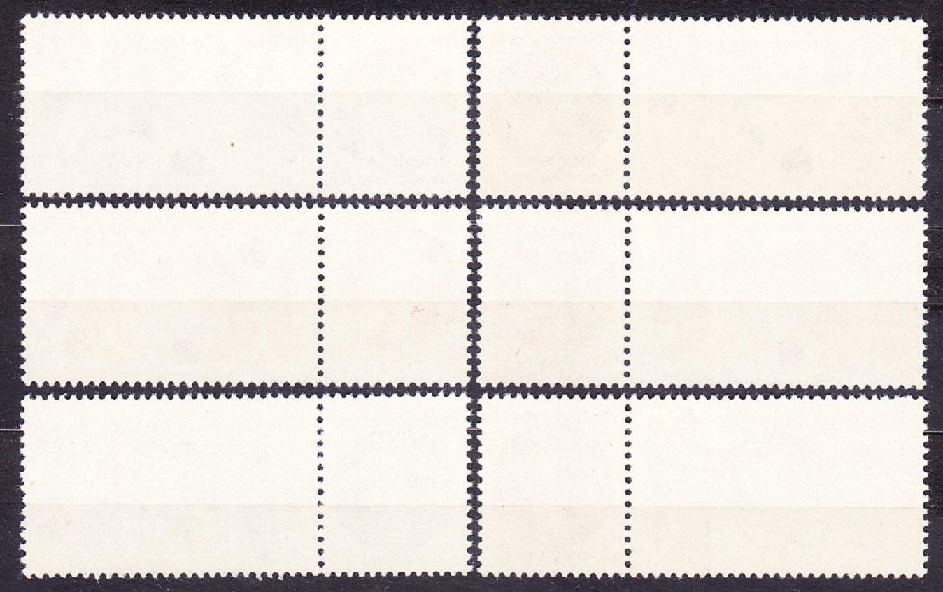 ČSSR 1975, Pofis 2139k-2141k, ** čistá séria s kupónmi. SPARTAKIÁDA.