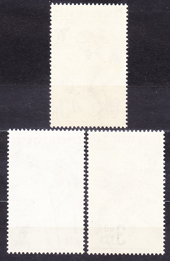ČSSR 1978, Pofis 2308-2310, ** čistá séria. MAJSTROVSTVÁ EURÓPY V ATLETIKE.
