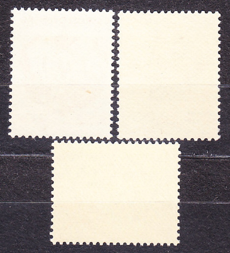ČSSR 1963, Pofis 1291-1293, ** čistá séria. VÝROČIA, ZJAZD ODBOROV.