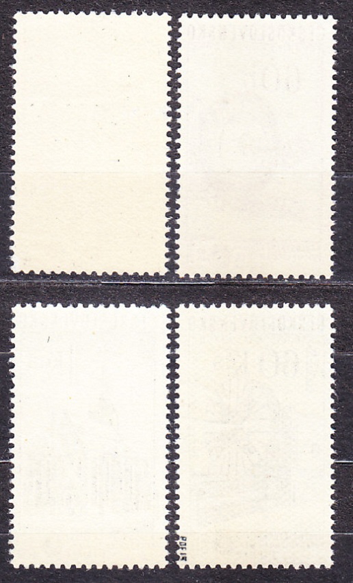ČSSR 1959, Pofis 1050-1053, ** čistá séria. ŠKODA PLZEŇ.