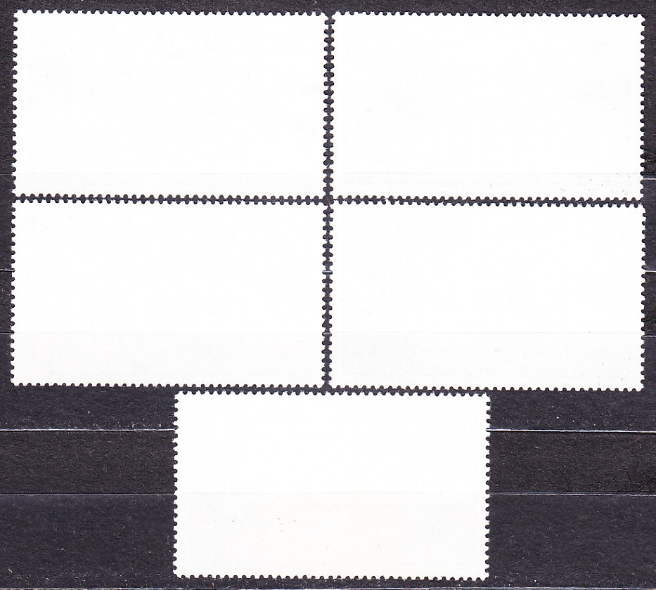 MAĎARSKO 1972, Michel 2730-2733, 2735, razené. LOKOMOTÍVY.