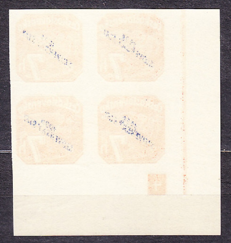 SLOVENSKÝ ŠTÁT 1939, Synek NV3, ** čistý rohový 4-blok ( ĽD ) + DCH. Bez priesvitky.