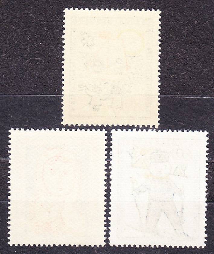 ČSSR 1958, Pofis 1023-1025, ** čistá séria. UNESCO - DETSKÉ MAĽBY.