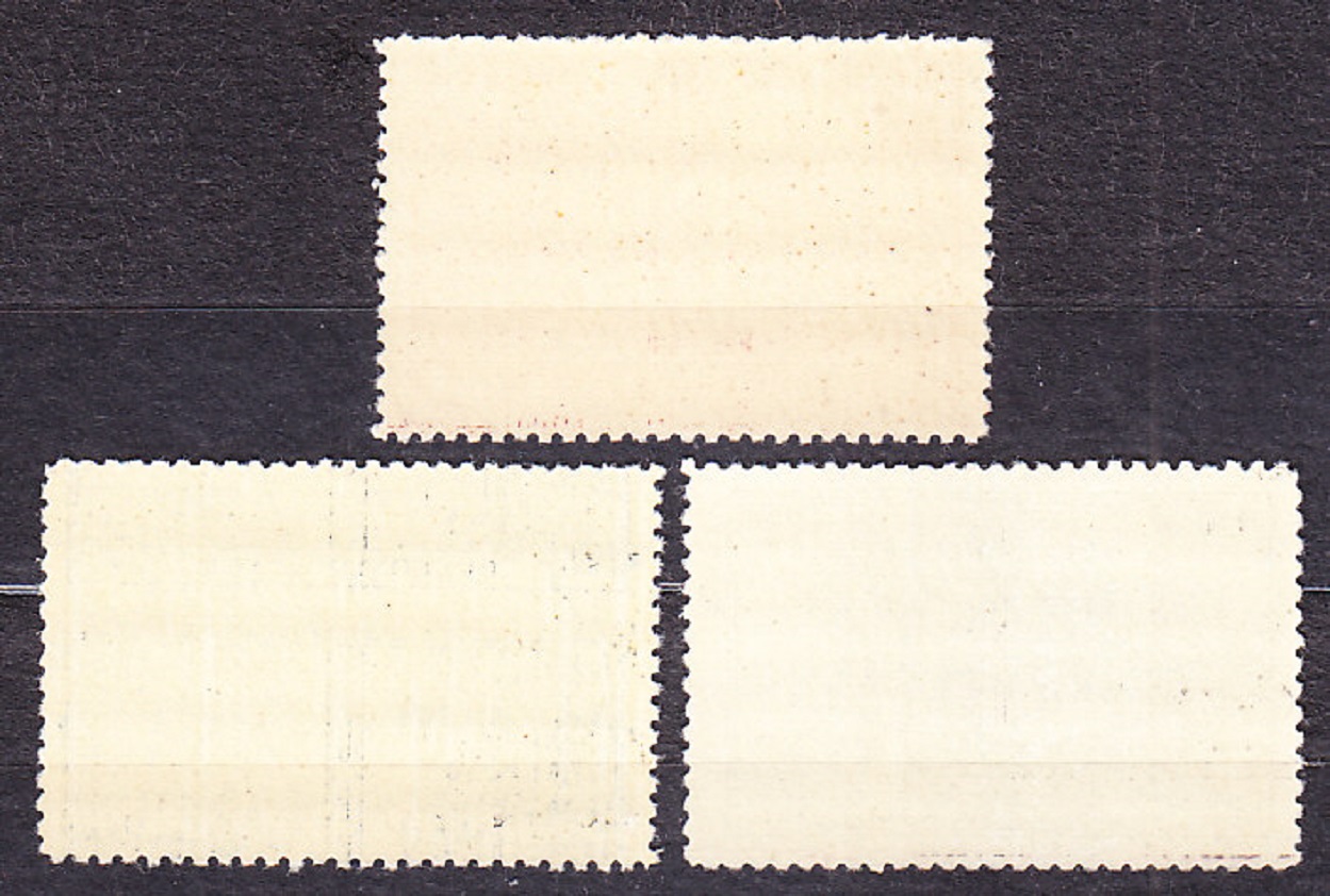ČSSR 1949, Pofis 508-510, ** čistá séria. SVETOVÁ POŠTOVÁ ÚNIA.