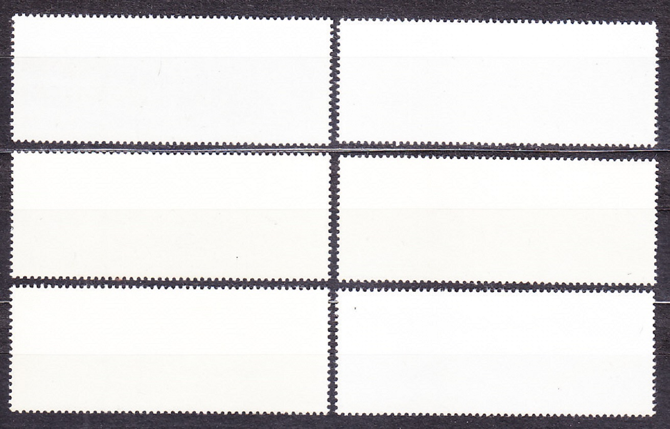 NDR 1976, Michel 2163-2168, razená séria. MOSTY.