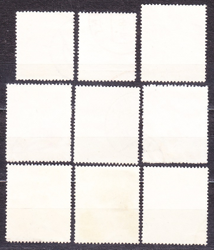 RAKÚSKO 1947, Michel 839-840, 842-845, 847-849, razené. KRAJINY.