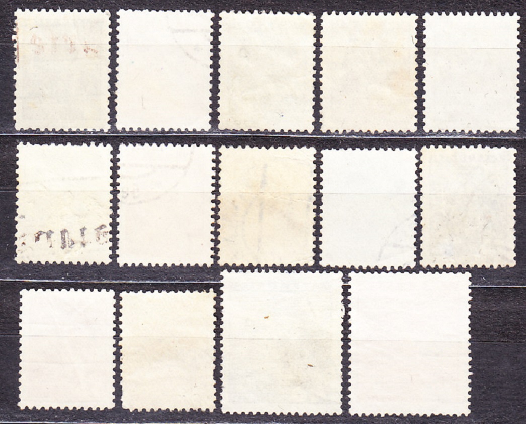 RAKÚSKO 1934, Michel 567-580, razené. ĽUDOVÉ KROJE.
