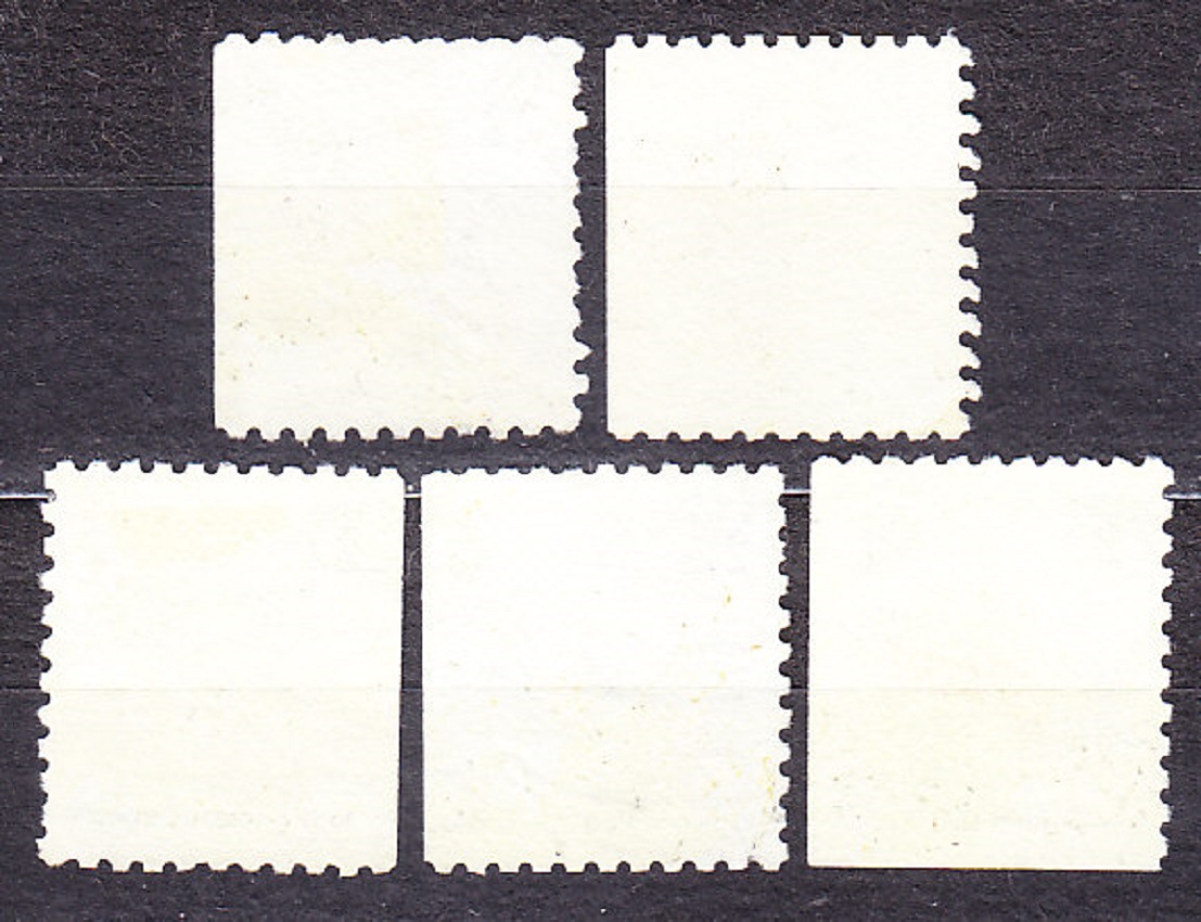 USA 1985, Michel 1741-1745, razená séria. MORSKÉ MUŠLE.