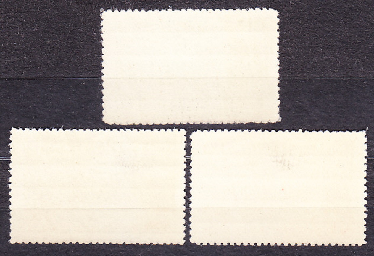 ČSSR 1951, Pofis 585-587, ** čistá séria. REKREAČNÉ ZARIADENIA.