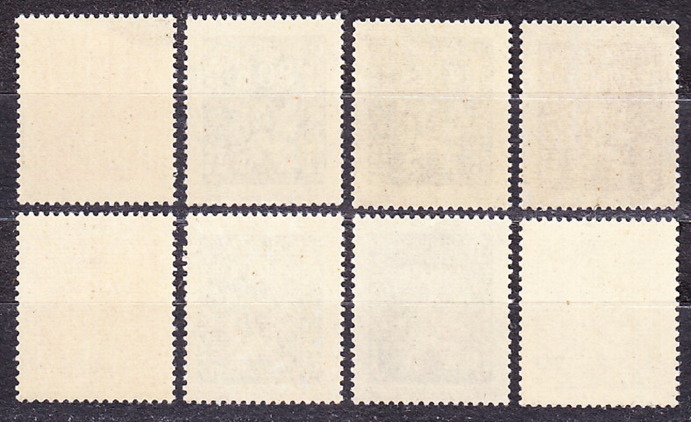 ČSSR 1947, Pofis SL8-SL15, ** čistá séria. SLUŽOBNÉ. ERBY.