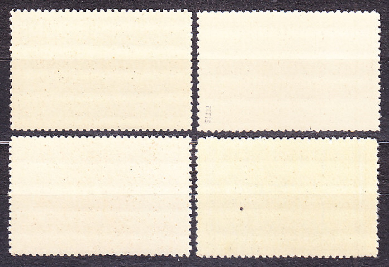 ČSSR 1950, Pofis 538-541, ** čistá séria. 5. VÝROČIE OSLOBODENIA.
