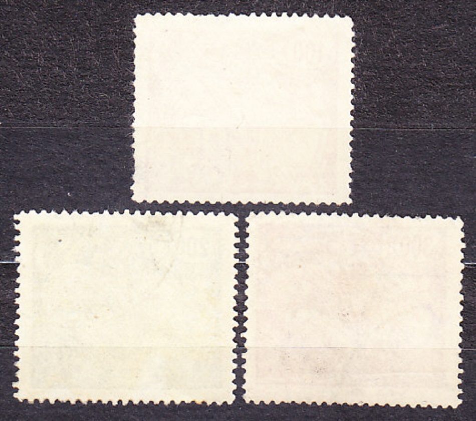 ČSR 1923, Pofis 173-175, razená séria. HOSPODÁRSTVO A VEDA.