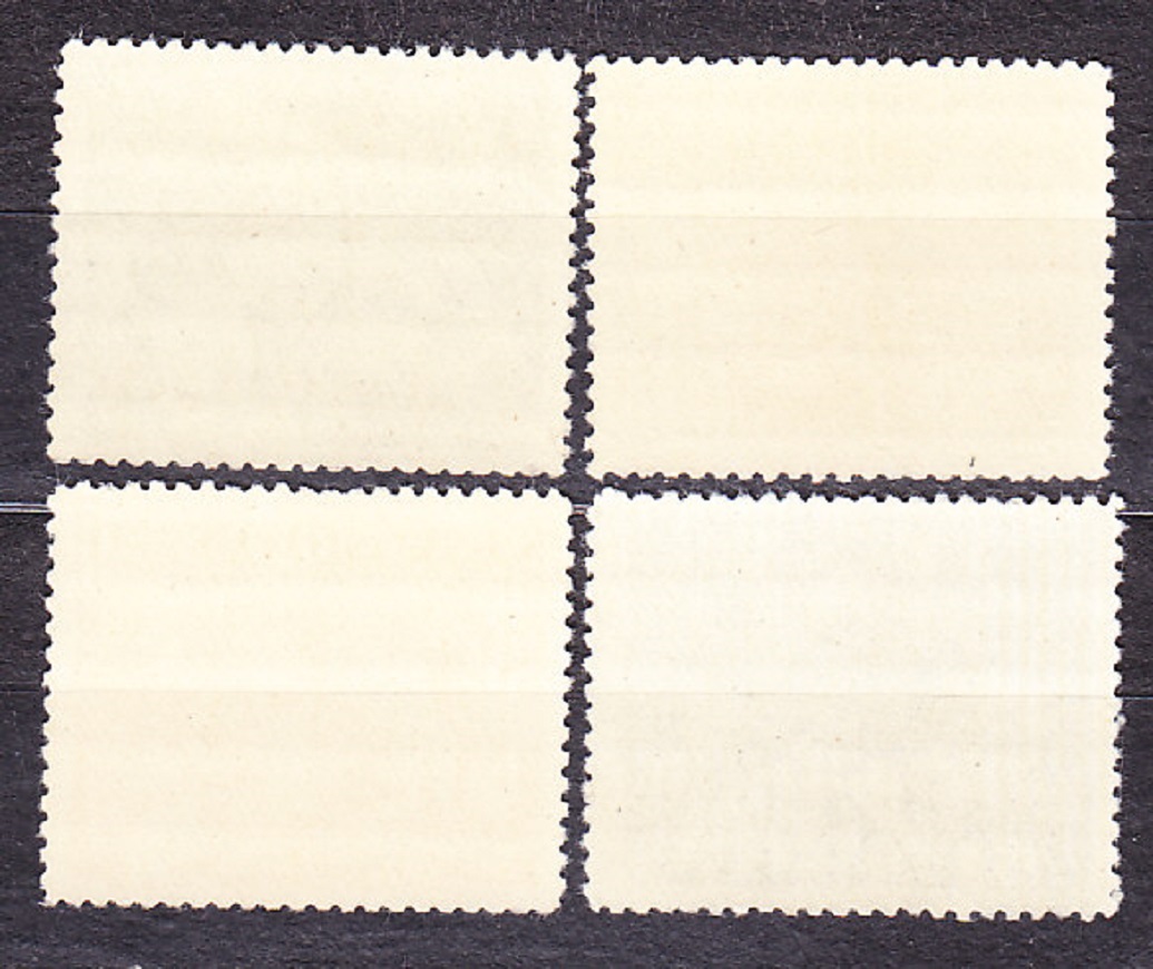 ČSSR 1950, Pofis 550-553, ** čistá séria. ŠTUDENTSKÝ KONGRES.