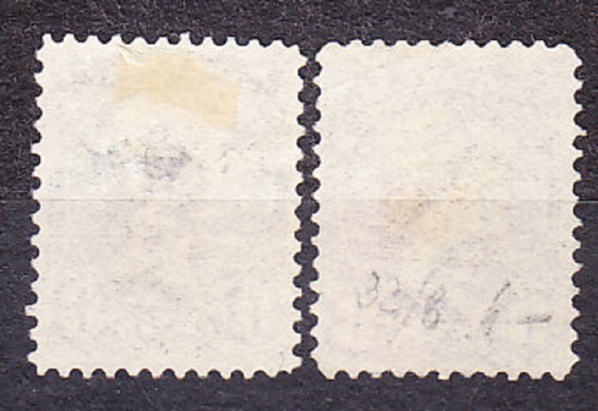 KANADA 1893, Michel 35 a+b, razené. OBIDVA FAREBNÉ ODTIENE. KRÁĽOVNÁ VICTORIA.