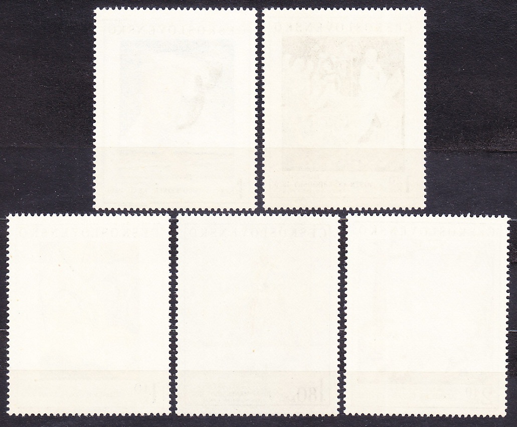 ČSSR 1971, Pofis 1922-1926, ** čistá séria. UMENIE - MAĽBY.